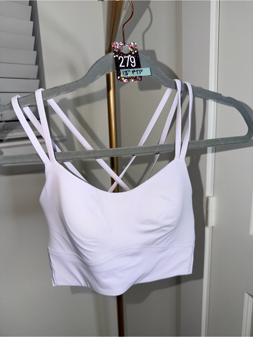 279. Lululemon Like a Cloud Longline *Light Support, B/C Cup in Lavender Frost